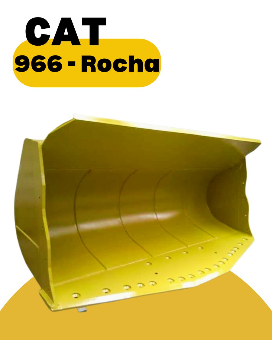 Caçamba de rocha para carregadeira CAT 966