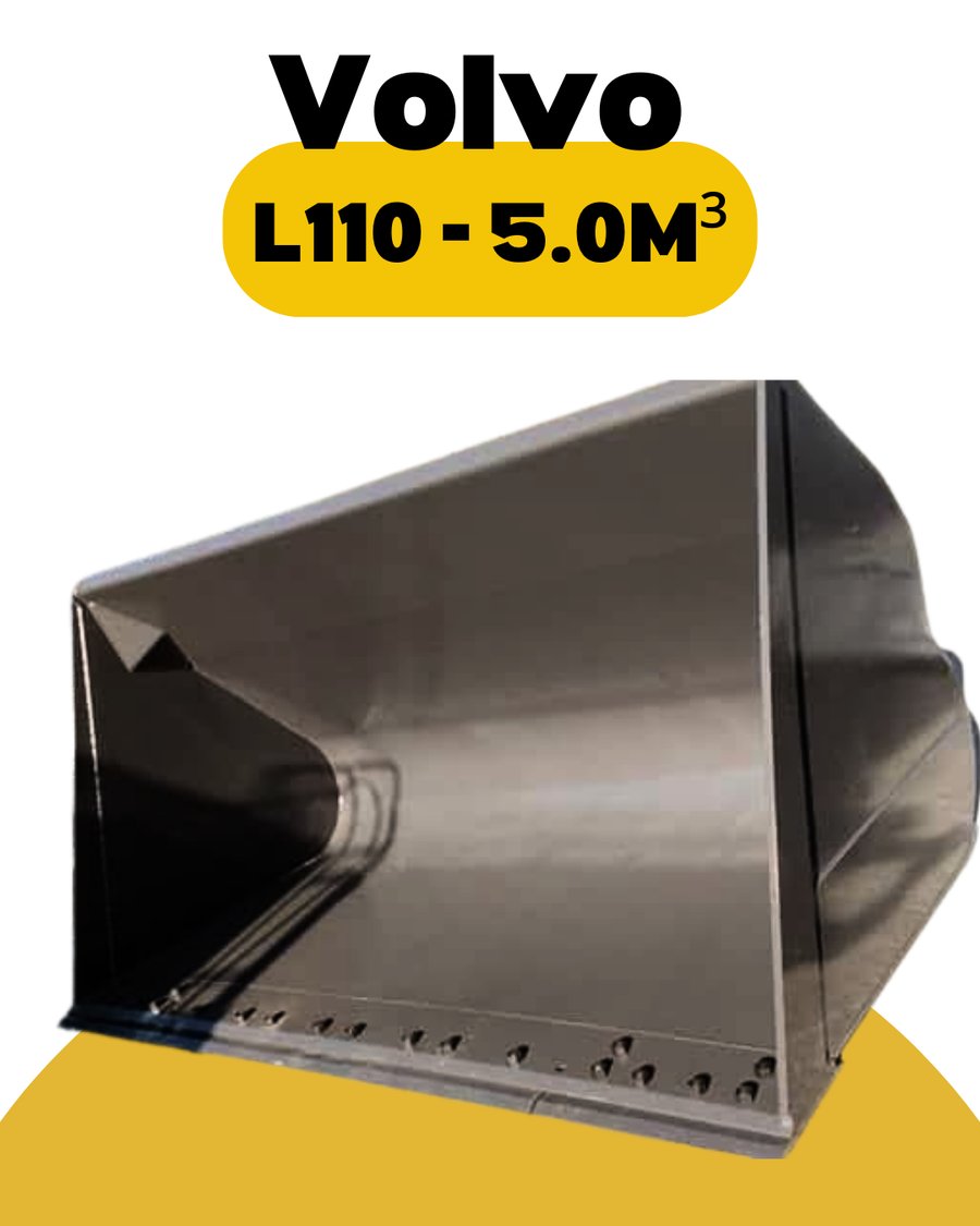 Caçamba de 5,0 m³ para carregadeira Volvo L110